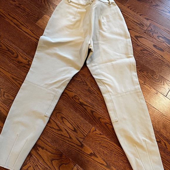Ralph Lauren Tan Classic Riding Pants - Picture 4 of 5